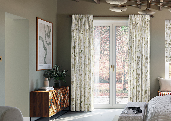 Wisteria Silk, Cool Taupe - Made to Measure Curtains - Image 3